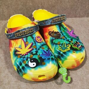 Crocs Half Baked 420 Tie Dye Clogs Mens